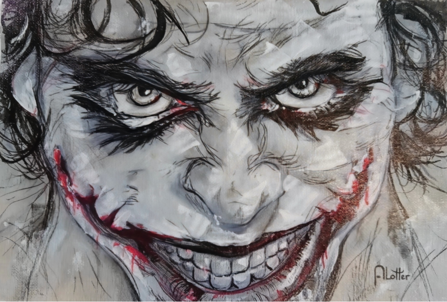 Joker1 A4 Original Art
